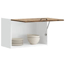 vidaXL konyhai fali szekrény Lucca füstölt tölgy szerelt fa