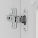 vidaXL Konyhai fali szekrény üvegajtóval Lucca magasfényű fehér színű