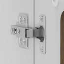 vidaXL Konyhai fali szekrény üvegajtóval Lucca barna tölgy színű műfa