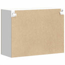 vidaXL konyhai fali szekrény üvegajtóval Lucca kézműves tölgy