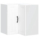 vidaXL Konyhai fali sarokszekrény Lucca fehér színű műfa