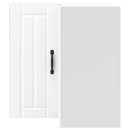 vidaXL Konyhai fali sarokszekrény Lucca fehér színű műfa