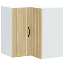 vidaXL Lucca sonoma tölgy színű szerelt fa konyhai fali sarokszekrény