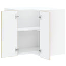 vidaXL Lucca sonoma tölgy színű szerelt fa konyhai fali sarokszekrény