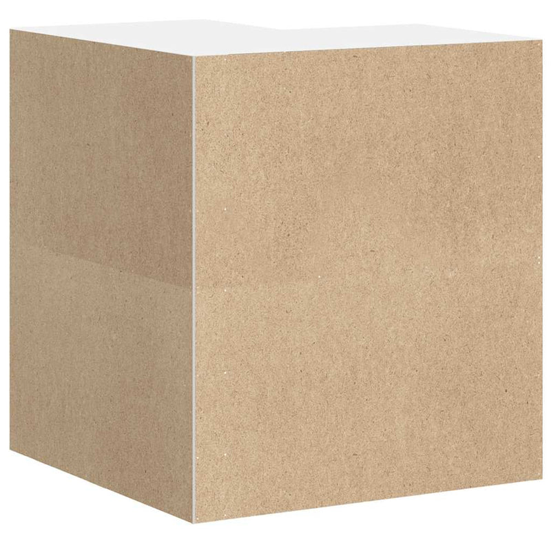 vidaXL Lucca sonoma tölgy színű szerelt fa konyhai fali sarokszekrény