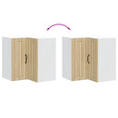 vidaXL Lucca sonoma tölgy színű szerelt fa konyhai fali sarokszekrény