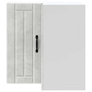 vidaXL Lucca betonszürke szerelt fa konyhai fali sarokszekrény