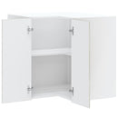 vidaXL Lucca betonszürke szerelt fa konyhai fali sarokszekrény