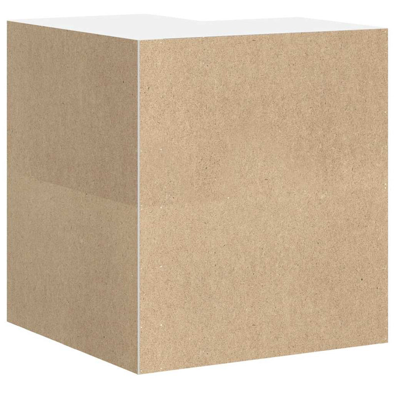 vidaXL Lucca betonszürke szerelt fa konyhai fali sarokszekrény