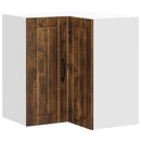 vidaXL Lucca füstös tölgy színű szerelt fa konyhai fali sarokszekrény