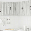 vidaXL Lucca szürke sonoma színű szerelt fa konyhai fali sarokszekrény