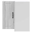 vidaXL Lucca szürke sonoma színű szerelt fa konyhai fali sarokszekrény