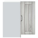 vidaXL Lucca szürke sonoma színű szerelt fa konyhai fali sarokszekrény