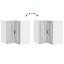 vidaXL Lucca szürke sonoma színű szerelt fa konyhai fali sarokszekrény