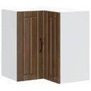 vidaXL Lucca barna tölgy szerelt fa konyhai fali sarokszekrény