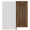 vidaXL Lucca barna tölgy szerelt fa konyhai fali sarokszekrény