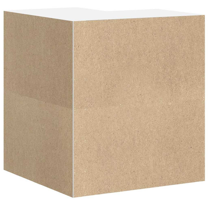 vidaXL Lucca barna tölgy szerelt fa konyhai fali sarokszekrény