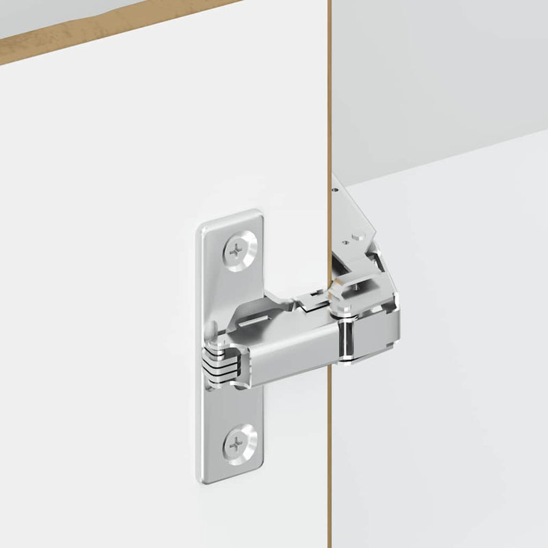 vidaXL Lucca kézműves tölgy szerelt fa konyhai fali sarokszekrény