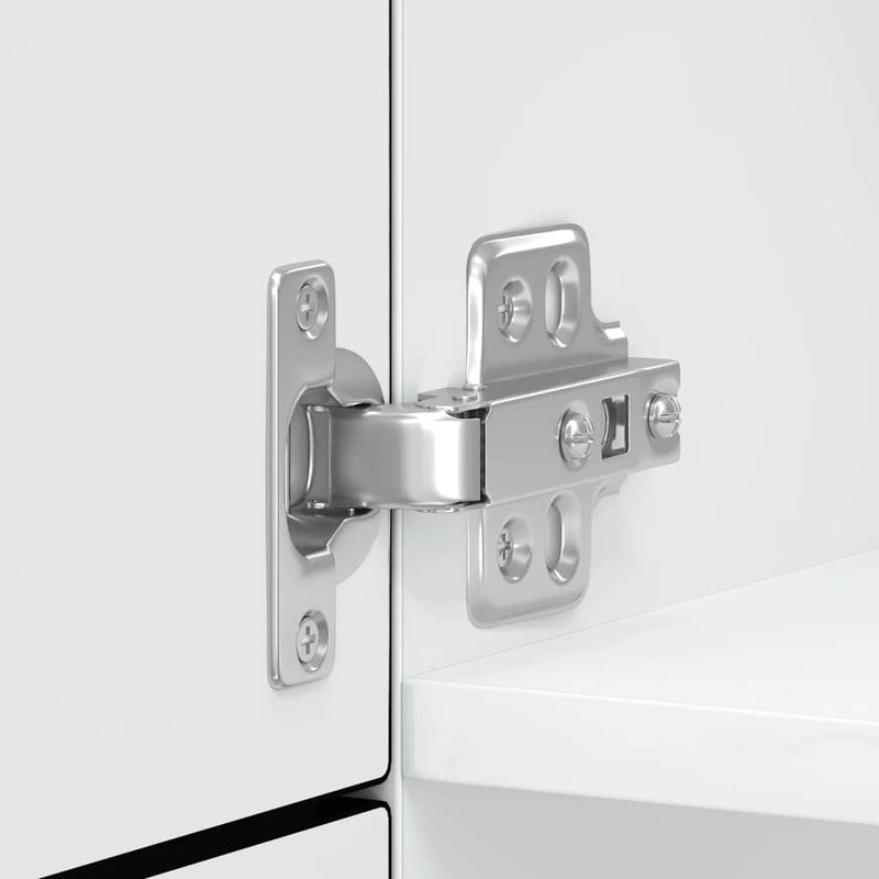 vidaXL Lucca fekete szerelt fa konyhaszekrény