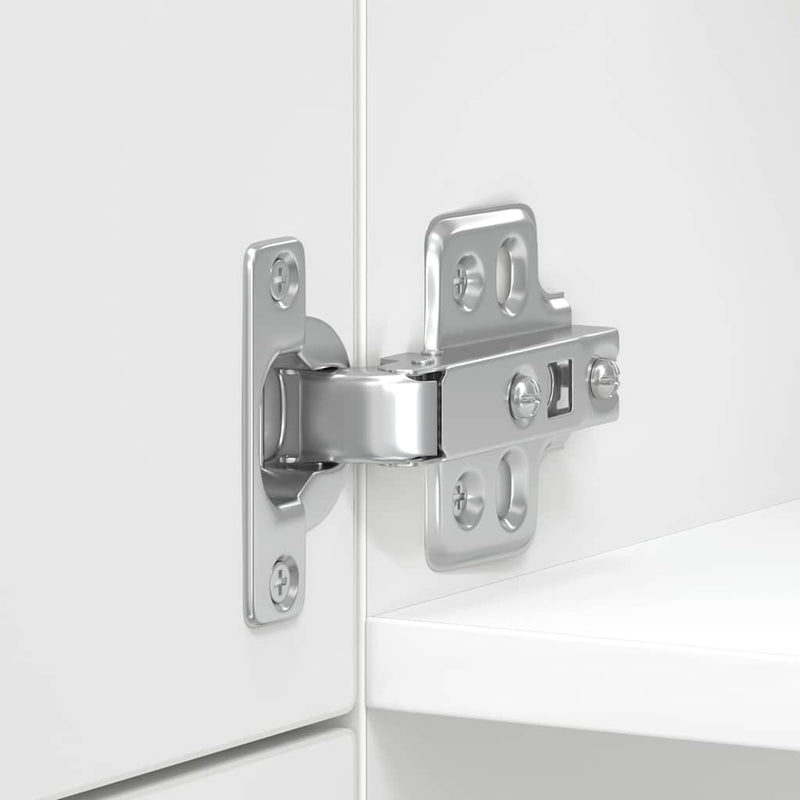 vidaXL Lucca magasfényű fehér szerelt fa konyhaszekrény