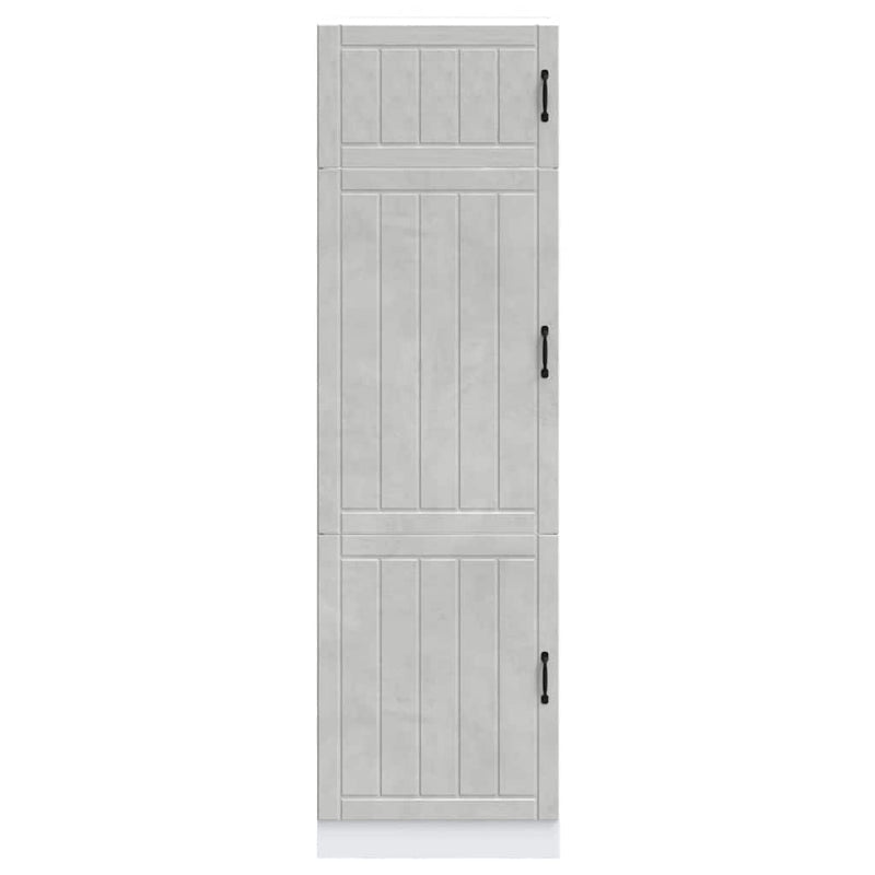 vidaXL Lucca betonszürke szerelt fa konyhaszekrény