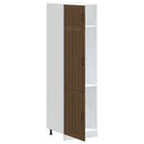 vidaXL Lucca barna tölgy színű szerelt fa konyhaszekrény