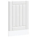 vidaXL mosogatógép panel Lucca fehér színű fából készült műfa