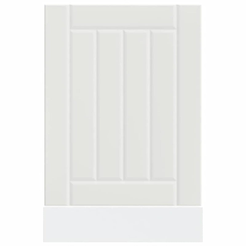 vidaXL mosogatógép panel Lucca fehér színű fából készült műfa