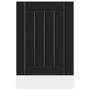 vidaXL mosogatógép panel Lucca fekete színű fából készült műfa