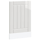 vidaXL mosogatógép panel Lucca magasfényű fehér színű műfa