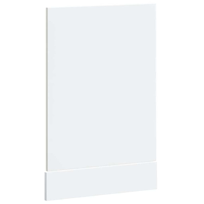 vidaXL mosogatógép panel Lucca magasfényű fehér színű műfa