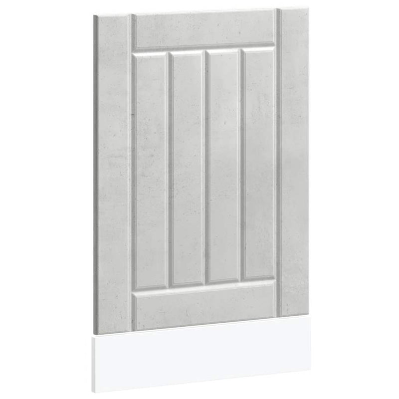 vidaXL mosogatógép panel Lucca beton szürke színű fából készült műfa