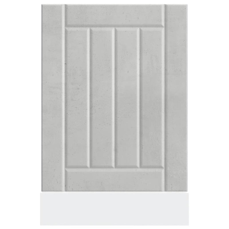 vidaXL mosogatógép panel Lucca beton szürke színű fából készült műfa