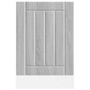 vidaXL mosogatógép panel Lucca szürke sonoma színű fából készült műfa