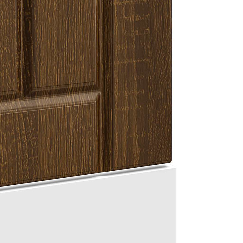 vidaXL mosogatógép panel Lucca barna tölgyfa színű fából készült műfa