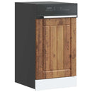 vidaXL mosogatógép panel Lucca régi fából színű fából készült műfa