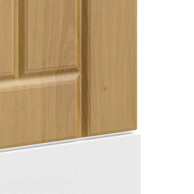 vidaXL mosogatógép panel Lucca kézműves tölgy színű fából készült műfa