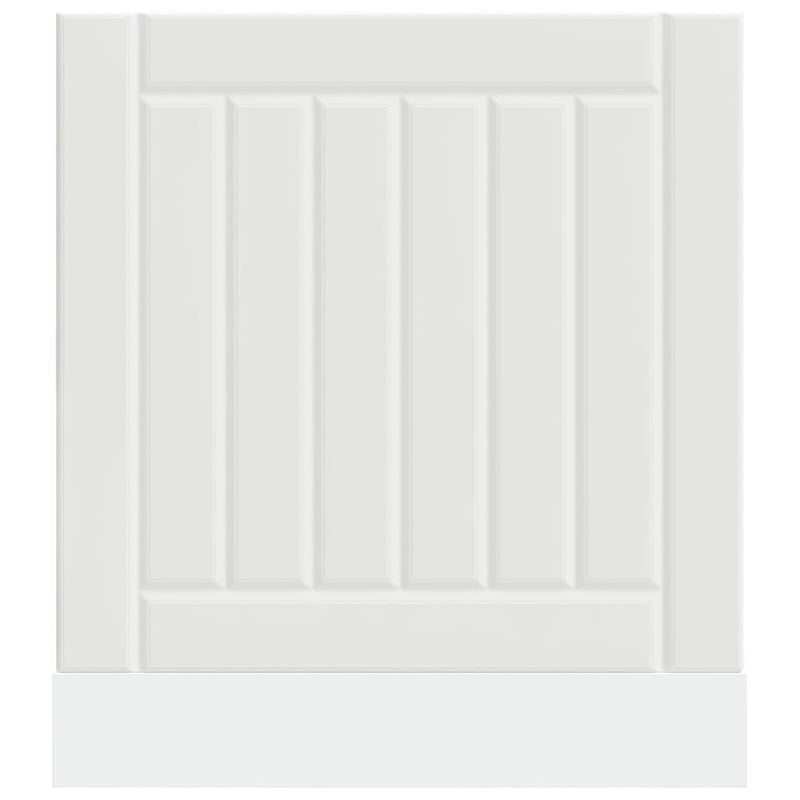 vidaXL mosogatógép panel Lucca fehér színű fából készült műfa