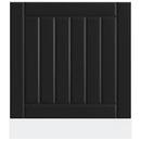 vidaXL mosogatógép panel Lucca fekete színű fából készült műfa