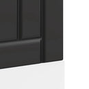 vidaXL mosogatógép panel Lucca fekete színű fából készült műfa