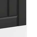 vidaXL mosogatógép panel Lucca fekete színű fából készült műfa