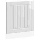 vidaXL mosogatógép panel Lucca magasfényű fehér színű műfa