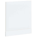 vidaXL mosogatógép panel Lucca magasfényű fehér színű műfa