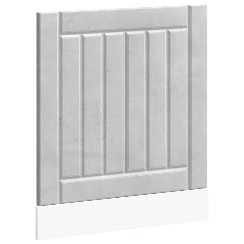 vidaXL mosogatógép panel Lucca beton szürke színű fából készült műfa