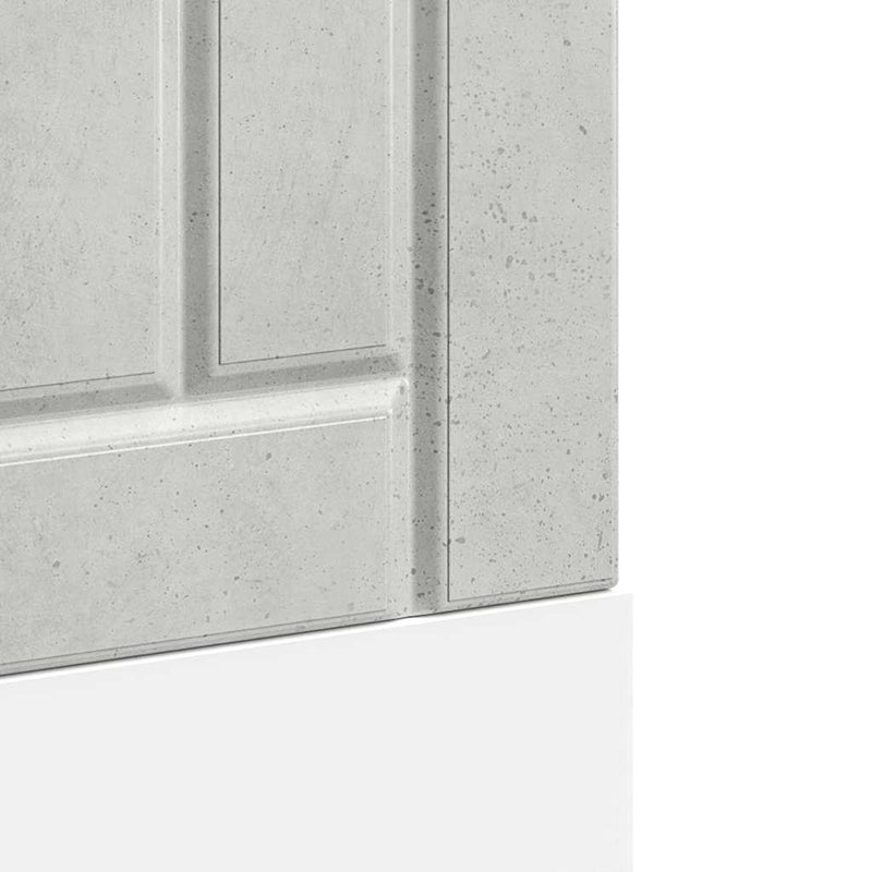 vidaXL mosogatógép panel Lucca beton szürke színű fából készült műfa