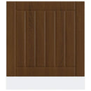 vidaXL mosogatógép panel Lucca barna tölgyfa színű fából készült műfa