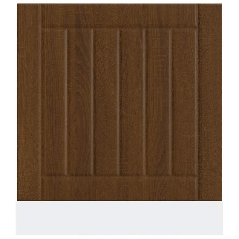 vidaXL mosogatógép panel Lucca barna tölgyfa színű fából készült műfa