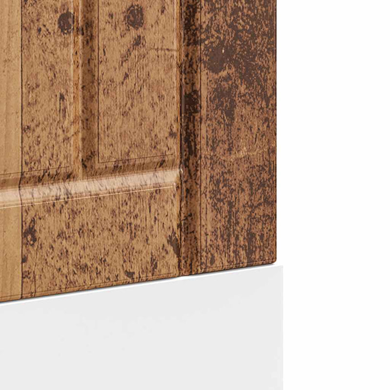 vidaXL mosogatógép panel Lucca régi fából színű fából készült műfa