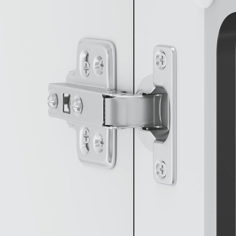 vidaXL Konyhai fali szekrény üvegajtóval Lucca fekete színű fűrészáru