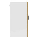 vidaXL konyhai fali szekrény üvegajtóval Lucca sonoma tölgy